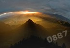 Pieniny, zach�d s�o�ca