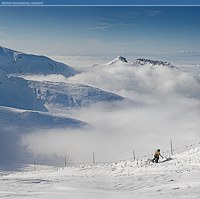 Giewont, Goryczkowa, narciarz