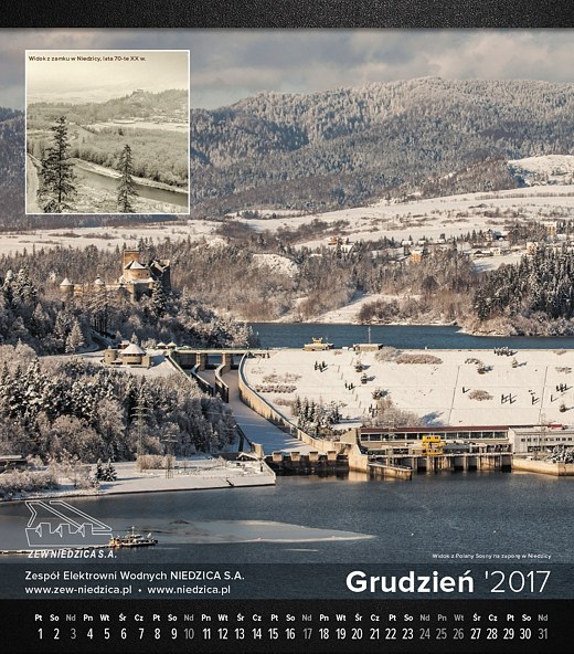 Elektrownia Wodna w Niedzicy - zima