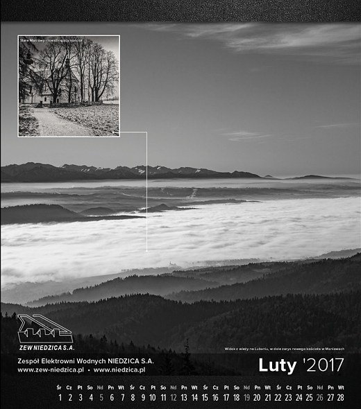 Luty 2017 - zatopione krajobrazy, zew niedzica 