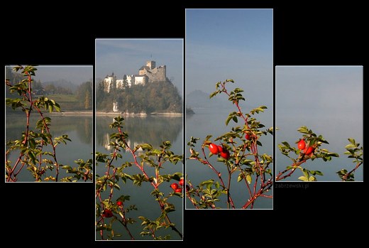 Zamek w Niedzicy, panorama czteroczciowa